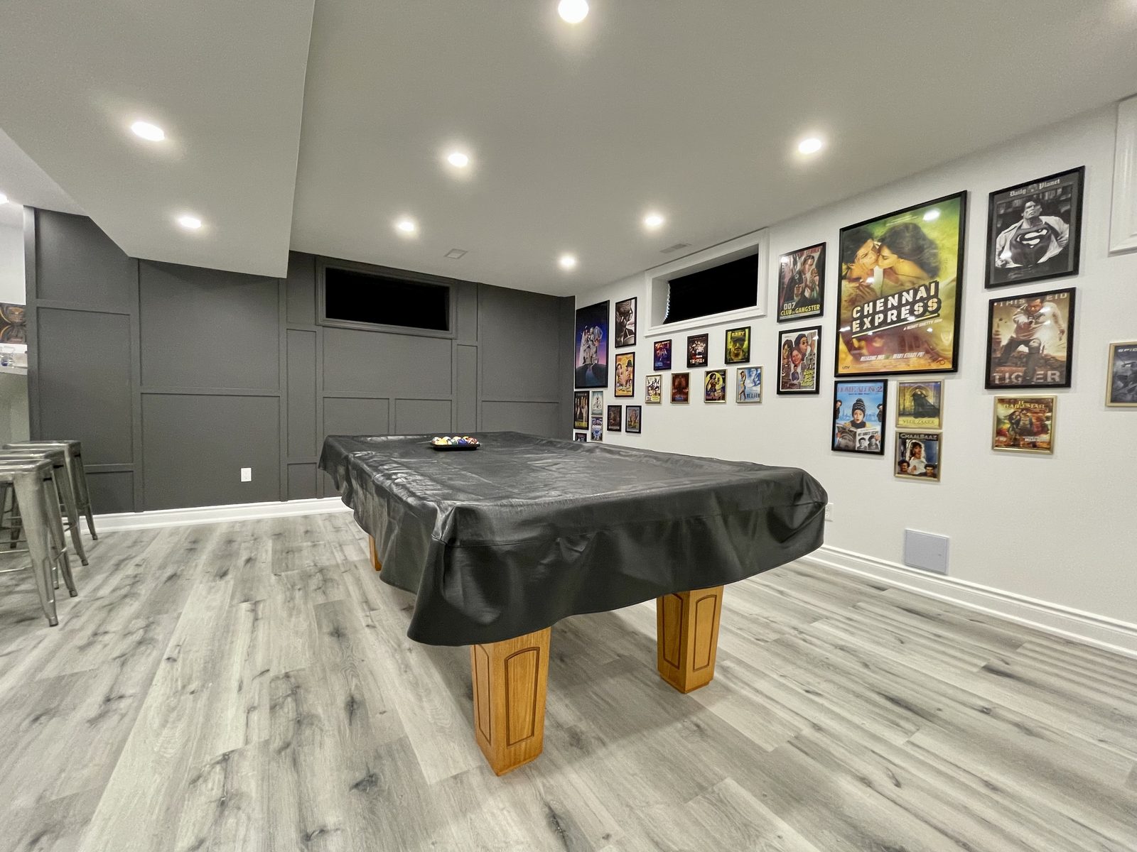 Finished billiards room renovation